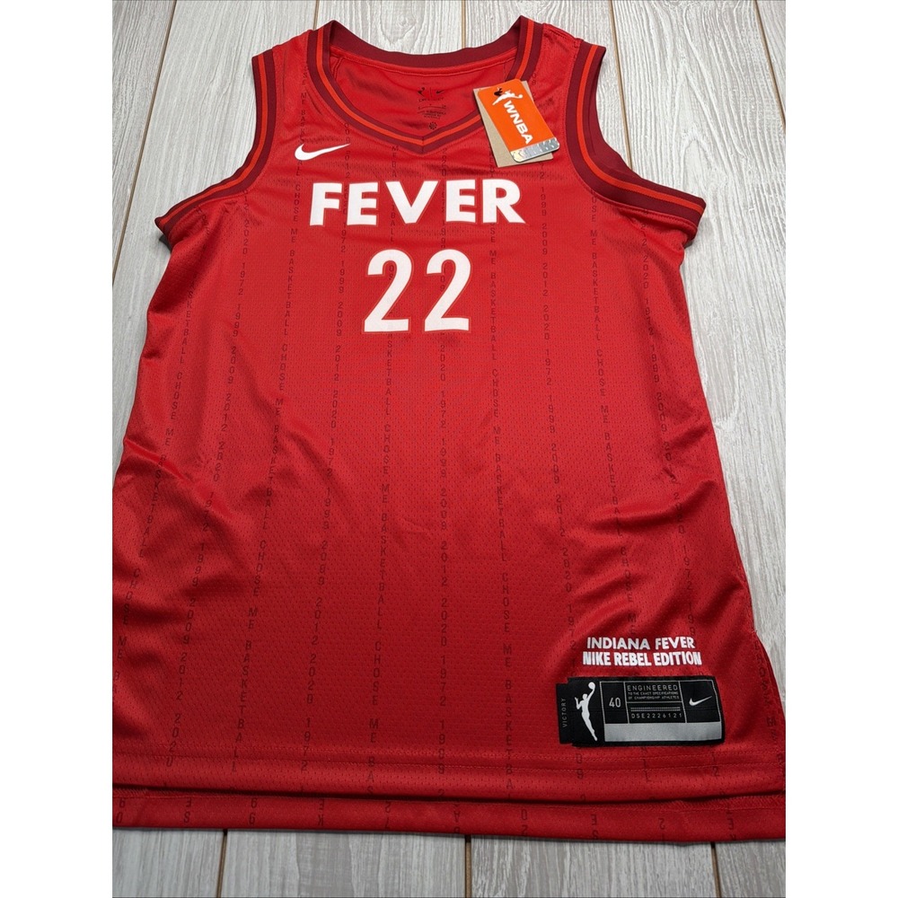 New Nike Womens Caitlin Clark Indiana Fever WNBA Jersey Size Small Rebel Edition